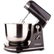 Techwood TMB-366 300W Food Processor, 6 Speed Settings with Bowl, 3.5L, Alloy Steel, 3.5L, Black