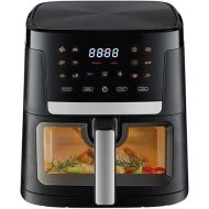 Casper Sobczyk Hot Air Fryer 7L Large Capacity Air Fryer with Touchscreen and 12 Preset Programmes Free from PFAS 1800W Black