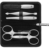 Zwilling Twinox Manicure Kit with 5 Pieces Pedicure care case made from yak leather, black, 98681-004-0.