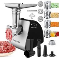 Nictemaw Electric Meat Mincer Stainless Steel 2 in 1 Multifunctional Machine