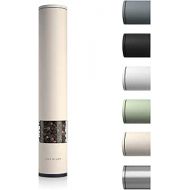 LARS NYSØM Salt / Pepper Mill, Manual, Large (28.8 cm) with Adjustable Ceramic Grinder, from Coarse to Fine, Designer Spice Mill (Pack of 1, Buttercream)