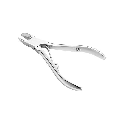  ZWILLING Nagelzange (Scharfe Schneiden fur Feste Nagel, Ergonomisches Design, Hypoallergen, Praziser Schnitt), Poliert, Silber, 110 mm