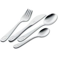 - Zwilling Bino 07009-210 Children's Cutlery Set with Name Engraving / 4 Pieces (All 4 Engraved with Name) / Stainless Steel / Choice of Engraving