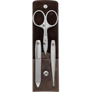 Zwilling Estuche De Bolsillo, Piel Legitima, Marron, 3 Piezas