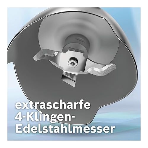  Bosch ErgoMaster Series 4 MSM4B620 Hand Blender, Single Hand, 4 Stainless Steel Blades, Wear-free Ceramic Coupling, Chopper, QuattroBlade, Mixing Cup, AntiSplash Function, 1000 W, Black