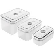 ZWILLING Zwilling Vacuum Box Set, S/M/L / 3-Piece Plastic, White, Fresh & Save, 19 x 5 cm