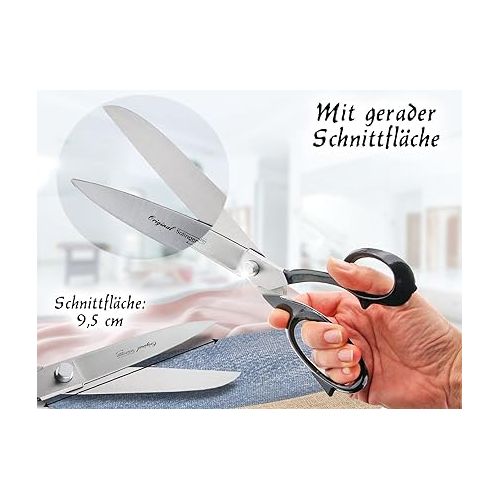  Fabric Scissors from Solingen Tailor's Scissors with Sharp and Precise Cut - Made in Germany - Textile Scissors Made of High-Quality Stainless Steel for Fabrics, Jeans, Textiles and Leather (8 Inches)