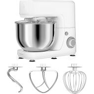 Tefal QB1501 Masterchef Essential Food Processor | Pizza; Cake; Baking | 800W | 4.8L Capacity | Baking Kit | Mixing Hook | 6 Speeds and Pulse Setting, White