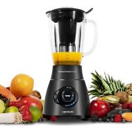 Cecotec Stand Mixer Power Black Titanium 2500MAX Smart. 2500 W Maximum Power, Heat Resistant Jug 1.8 L, 3 Programmes, 6 Blade Knife, Black Titanium Coating, Smoothie Filter