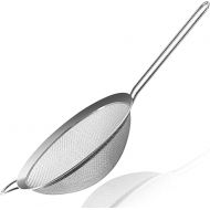 Anaeat Fine Mesh Strainers - High Quality Stainless Steel Strainers with Durable Mesh and Sturdy Handle, Excellent for Sifting Dry Ingredients such as Flour, Pasta, Rice, Tea (22 cm)