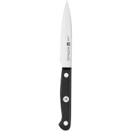 ZWILLING Gourmet Spick- und Garniermesser, 10 cm, Rostfreier Spezialstahl, Ergonomischer Kunststoff-Griff, Schwarz - Made in Germany