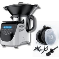 Best Direct® Chef-O-Matic® Kitchen Robot 1000 W 3.00 L Bowl with Steamer Attachment Digital Scale