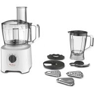 Moulinex FP2461 Easy Force All-in-One Food Processor with 6 Accessories for 25 Different Functions, Container Capacity: 2.4L