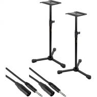 B&H Photo Video Studio Monitor Stands Kit with 1/4