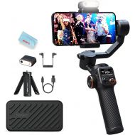 Hohem iSteady M6 Kit Smartphone Gimbal Stabilizer 3-Axis with Magnetic AI Tracker Fill Light for iPhone Android with 0.91 Inch OLED Display Max Load 400g