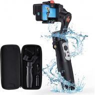 hohem iSteady Pro4 Action Cameras Gimbal, Splash-Proof 3 Axis Handheld Stabiliser, 14 Hours Operating Time and Simple Clamp Design, Compatible with GoPro, DJI, Insta360 etc, Gimbal for Gopro.