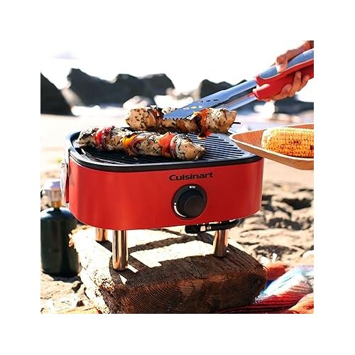  Cuisinart CGG-750 Portable, Venture Gas Grill, Red