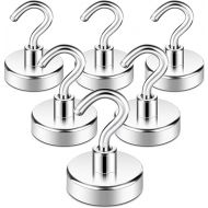 Neosmuk Magnetic Hooks, 35kg Cruise Essentials Hooks, CNC Machined Base, Ideal for BBQ, Towel, Kitchen, Door Holder, Keys, Home, Office, Fridges, BBQ, Hanging