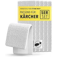 STONE REEF® Steam Cleaner Replacement Cloths for Karcher - [Set of 5] - Suitable for All Karcher Easyfix Models SC1, SC2, SC3, SC4, SC5, Compatible with Karcher Steam Mops, Replacement Covers for