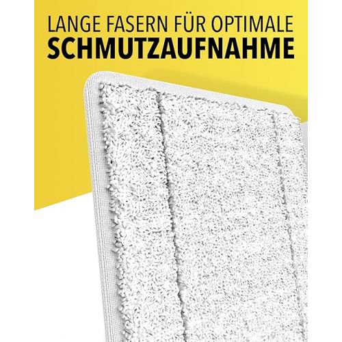  STONE REEF® Steam Cleaner Replacement Cloths for Karcher - [Set of 5] - Suitable for All Karcher Easyfix Models SC1, SC2, SC3, SC4, SC5, Compatible with Karcher Steam Mops, Replacement Covers for