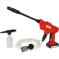 WALTER Battery Pressure Washer 20 V, Compact Design, 5 m Water Hose, Max Working Pressure 24 Bar, Pump Capacity 198 L/Hour, Max Battery Life 45 Minutes, Cordless for More Mobility, Adjustable Nozzle