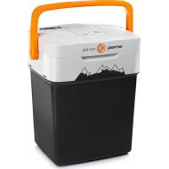 peme Essential Adventure Orange Thermoelectric with Eco Mode AC/DC for Cooling and Keeping Warm Cool Box with 12 Volt and 230 Volt Connection Mini Fridge for Car and Camping 26 L