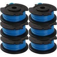Odashen 6 Pieces Spool and Line for Karcher LTR 18-30 (14443120) Grass Trimmer Replacement 2.444-016.0