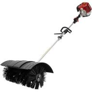 Begoniape Petrol Sweeper, 52 CCM 2.3 HP Petrol Powered Sweeper, Handheld Sweeper Snow Shovel for Cleaning Artificial Grass, Janitorial Activities, Street Cleaning and Yard Cleaning