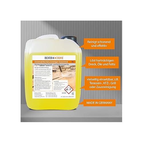 Universal cleaning concentrate for pressure washers, cleaning around the house, cars, terraces etc