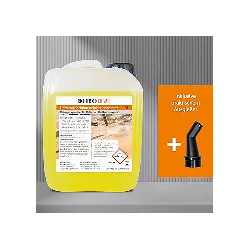  Universal cleaning concentrate for pressure washers, cleaning around the house, cars, terraces etc