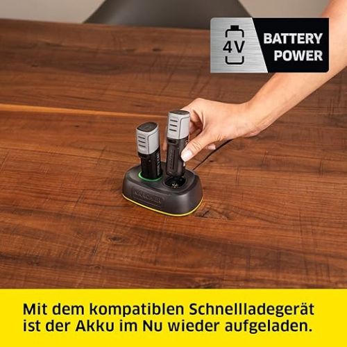  Karcher Battery Power 4/25 Lithium-Ion Battery, Battery Capacity: 2.5 Ah, Splash Proof (IPX4), Battery Management System, 4 V Battery Power Devices