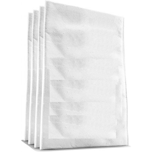  Karcher Original KFI 357 Non-Woven Filter Bags, Pack of 4, 3-Ply, Extremely Tear-Resistant and Robust, Perfect Fit for Karcher Wet/Dry Vacuum Cleaners and Washing Vacuum Cleaners, Item Number: