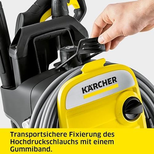  Karcher Hochdruckreiniger K 7 Compact, Druck: max. 180 bar, Durchfluss: 600 l/h, Flachenleistung: 60 m²/h, Wasserfilter, Gewicht: 16 kg, Hochdruckschlauch und -pistole, Dreckfraser, Strahlrohr