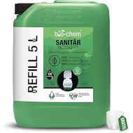 bio-chem Sanitary Liquid for Camping Toilet - 5 L with Dosing Cup - Microbiological Toilet Additive Highly Concentrated - Works Against Faeces, Paper & Odours in the Faeces Tank - Made in Germany