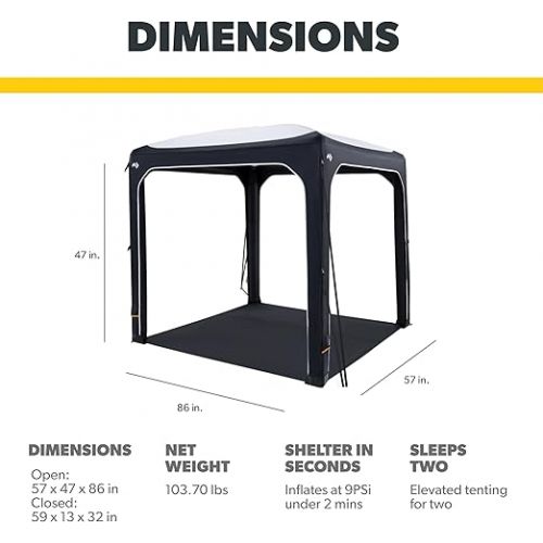  Dometic HUB 2 Redux Inflatable Shelter