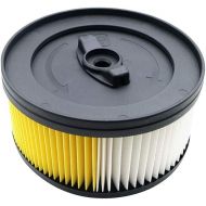 Nano Cartridge Filter Round Filter Replaces 6.414-960.0 for Karcher WD 4.200-WD 5.999 WD 4 WD 5 WD 4.200 WD 4.250 WD 4.290 WD 4.500 WD 5.200M WD 5.300 WD 5.300M WD 5.300M WD 5.300M 400 WD 5.450