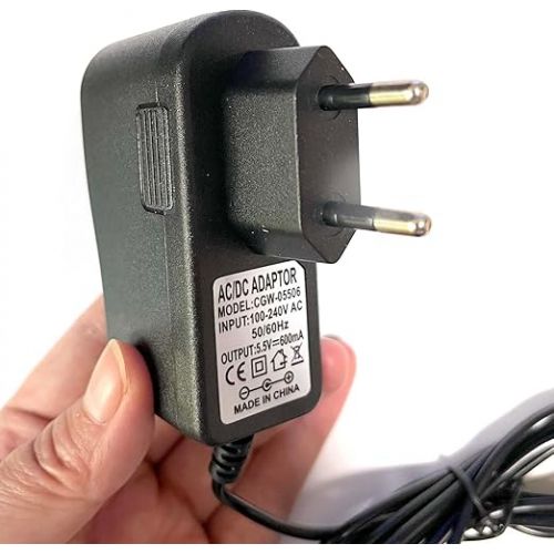  Charging cable for Karcher window cleaner, 5.5 V charging cable for window vacuum cleaner WV5 Premium, WV2, KV4, WV50 Plus, WV50, WV60 Plus, WV60, WV6, WV70, WV75, WV75 Plusm, WV Easy, WV Classic