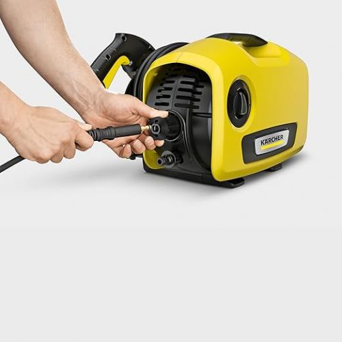  Karcher K 25 Silent Limited Edition Pressure Washer, Innovative Silent Technology, 1,400 W, Max. 110 Bar, Includes Dirt Blaster, Foam Nozzle, High Pressure Gun and Vario Power Jet, Wired