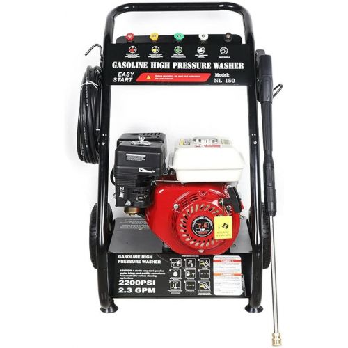  Petrol Pressure Washer Petrol Engine Steam Jet 170-190 Bar Adjustable Pressure Washer for Cars Farms