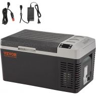 VEVOR 20L Cool Box 12/24V Portable Fridge, Electric Freezer Box Small Freezer -20~10°C, Electric Compressor Cool Box 580 x 330 x 310 mm for Car, Camping, Truck, Boat etc.