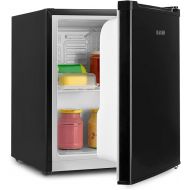 Klarstein Scooby Mini Fridge, EcoExcellence System, 40 L Capacity, Temperature Control, Removable Shelf Shelf, Bottle Compartment up to 2 Litres, 41 dB, Black