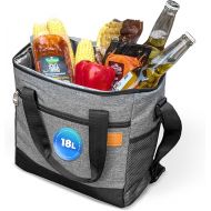 Cool Fellow Cool Bag 18 L / 23 L / 37 L Lunch Bag for Cold and Hot Food Small Cool Bag PEVA & Oxford Perfect Cooler Bag for Travel as a Picnic Bag