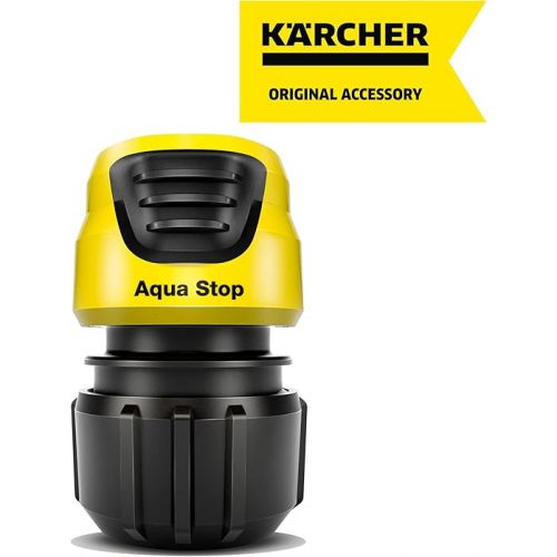  Karcher 2.645-194.0 Schlauchkupplung (Universal Plus, mit Aqua Stop) schwarz, Klein