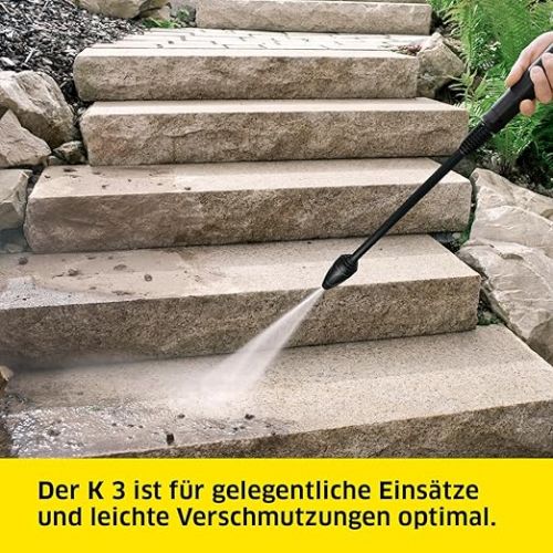  Karcher K 2 Universal Edition Pressure Washer, Maximum Pressure: 110 Bar, Flow Rate: 360 l/h, Surface Capacity: 20 m²/h, Water Filter, Weight: 3.8 kg, High Pressure Hose and Gun, Dirt Blaster