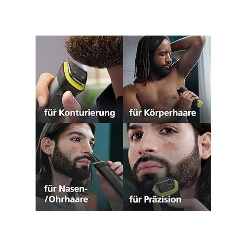  Philips Multigroom Series 7000, All-in-One-Trimmer, 14-in-1 Barttrimmer und Haarschneider fur Gesicht, Kopf und Korper - ein Tool mit 21 Langeneinstellungen (0,5-16 mm) (Modell MG7930/15)