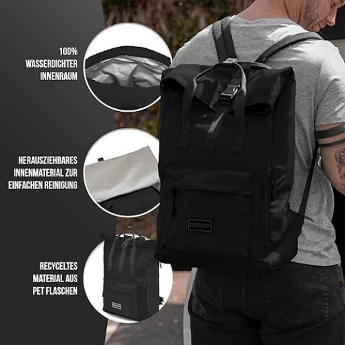  Coolin' Cool Backpack 30 L Backpack with Cooling Compartment for Beer, Picnic, Drinks etc. Cool Bag as Backpack - Practical & Simple Thermal Backpack for Beach or Hiking