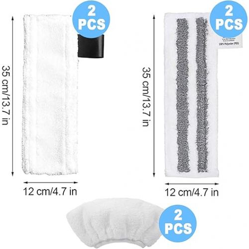  Collect Light Bodentucher Ersatzteile Zubehor fur Karcher Dampfreiniger SC 1 SC 2 SC 3 SC 4 SC 5 SI 4 EasyFix,6 Stuck Ersatzteile fur Dampfreiniger,Waschbar Mikrofaserbezug fur Alle Boden