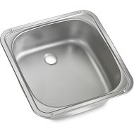 DOMETIC VA 910 370 x 370mm Square Sink Stainless Steel Sink for Caravan, Boat, Caravan and Motorhome