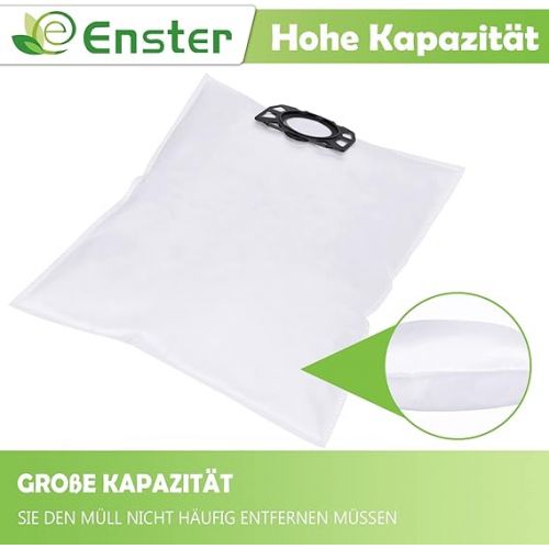  Vacuum Cleaner Bags for Karcher 2.863-006.0 WD4 WD5 WD6 MV4 MV5 MV6 Vacuum Bags Pack of 10 Fleece Filter Bags Replacement Bags WD5 P WD6 P Premium Bags Filter Bags Wet Dry Vacuum Cleaner