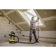 Karcher WD 6 P S V-30/6/22/T, PS V-30/8/35/T Wet/Dry Vacuum Cleaner-30 L Stainless Steel Tank-1300W (Portable Socket and Blow Function), Standard, 1300 W, 30 Litres